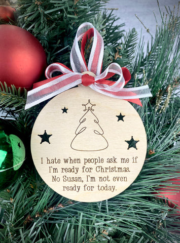 Funny Christmas Ornament