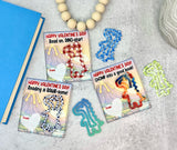Dino Bookmark Valentine's Day Cards