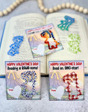 Dino Bookmark Valentine's Day Cards
