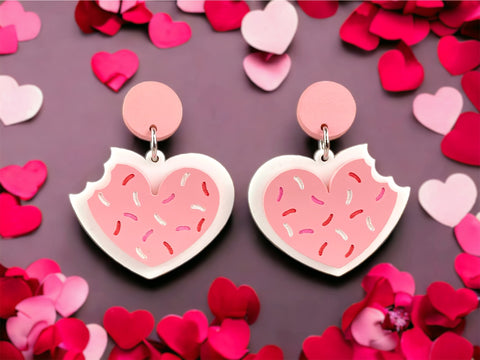 Valentine Cookie Earrings