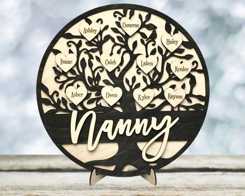 Family Tree Wood Sign